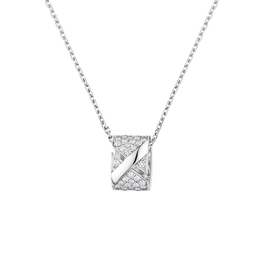 [Marin]LIENS EVIDENCE DIAMOND PAVED NECKLACE