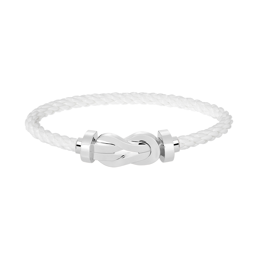 [Marin]CHANCE LARGE 8 FIGURE BUCKLE NO DIAMOND BRACELET SILVER