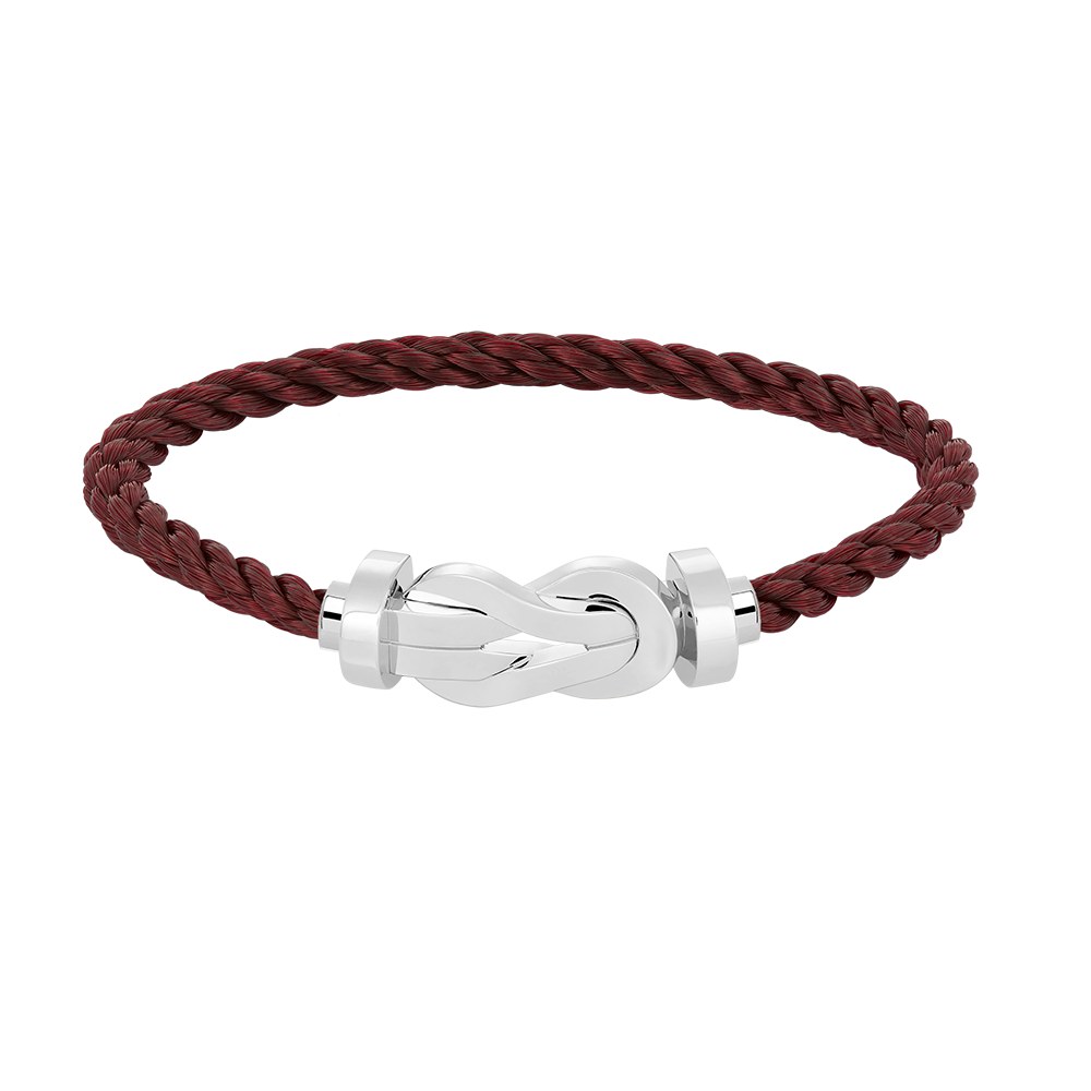 [Marin]CHANCE LARGE 8 FIGURE BUCKLE NO DIAMOND BRACELET SILVER