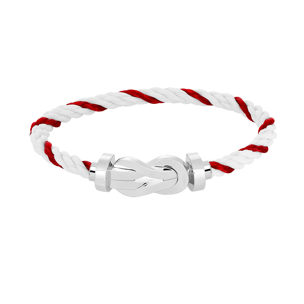 [Marin]CHANCE LARGE 8 FIGURE BUCKLE NO DIAMOND BRACELET SILVER