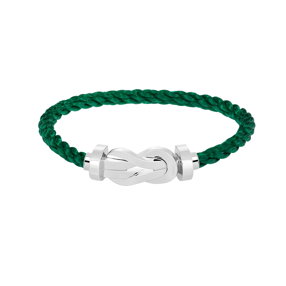 [Marin]CHANCE LARGE 8 FIGURE BUCKLE NO DIAMOND BRACELET SILVER