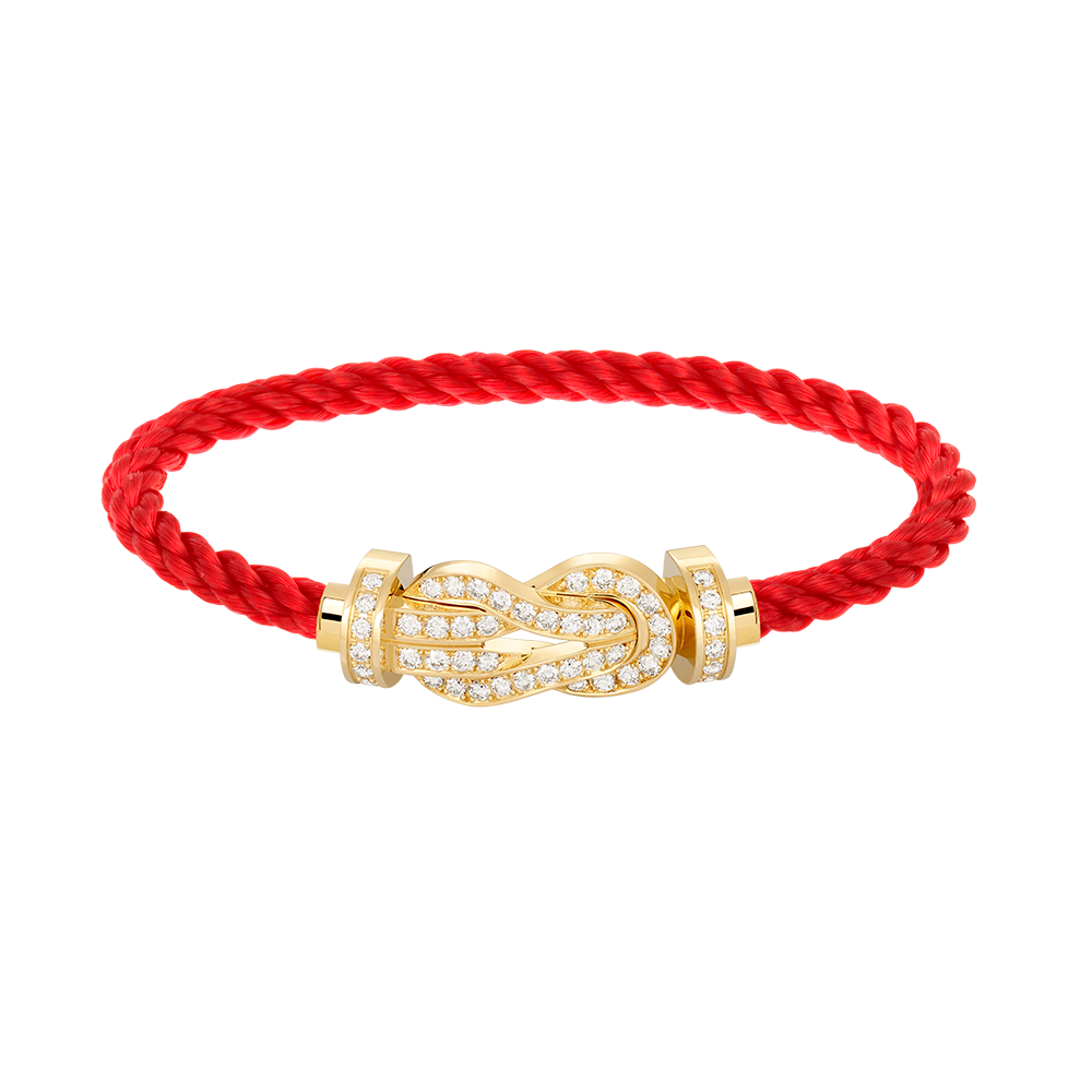[Marin]CHANCE LARGE 8 FIGURE BUCKLE FULLDIAMOND BRACELET GOLD