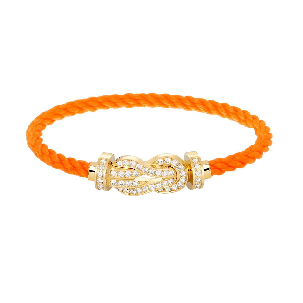 [Marin]CHANCE LARGE 8 FIGURE BUCKLE FULLDIAMOND BRACELET GOLD