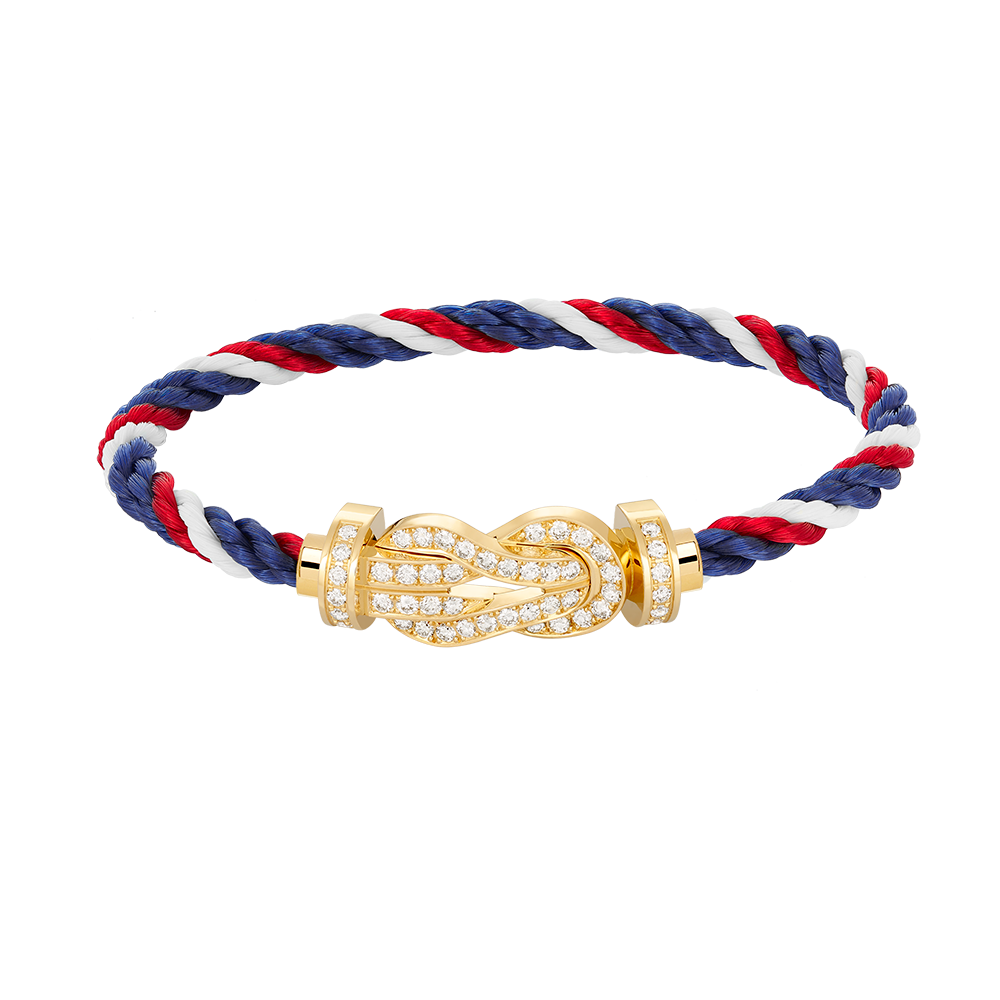 [Marin]CHANCE LARGE 8 FIGURE BUCKLE FULLDIAMOND BRACELET GOLD
