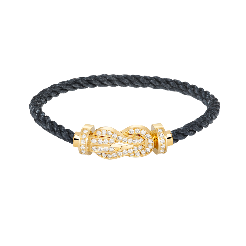 [Marin]CHANCE LARGE 8 FIGURE BUCKLE FULLDIAMOND BRACELET GOLD
