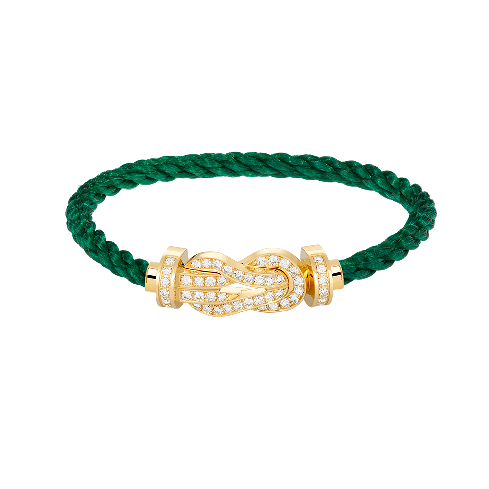 [Marin]CHANCE LARGE 8 FIGURE BUCKLE FULLDIAMOND BRACELET GOLD