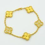 [⭐Shinejoy] CLOVER 5 MOTIF LASER BRACELET COLLECTION
