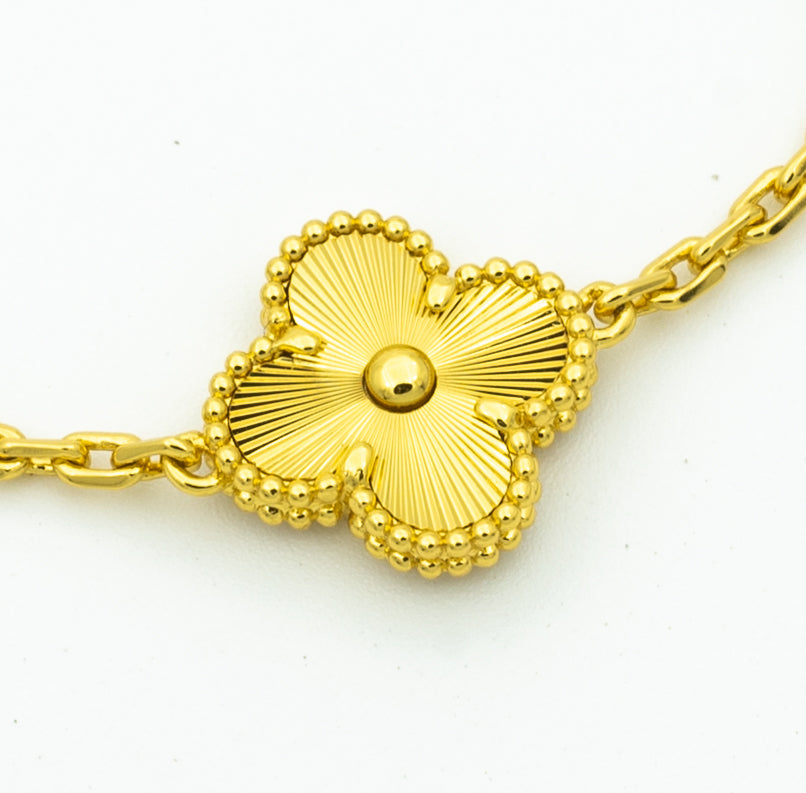 [⭐Shinejoy] CLOVER 5 MOTIF LASER BRACELET COLLECTION
