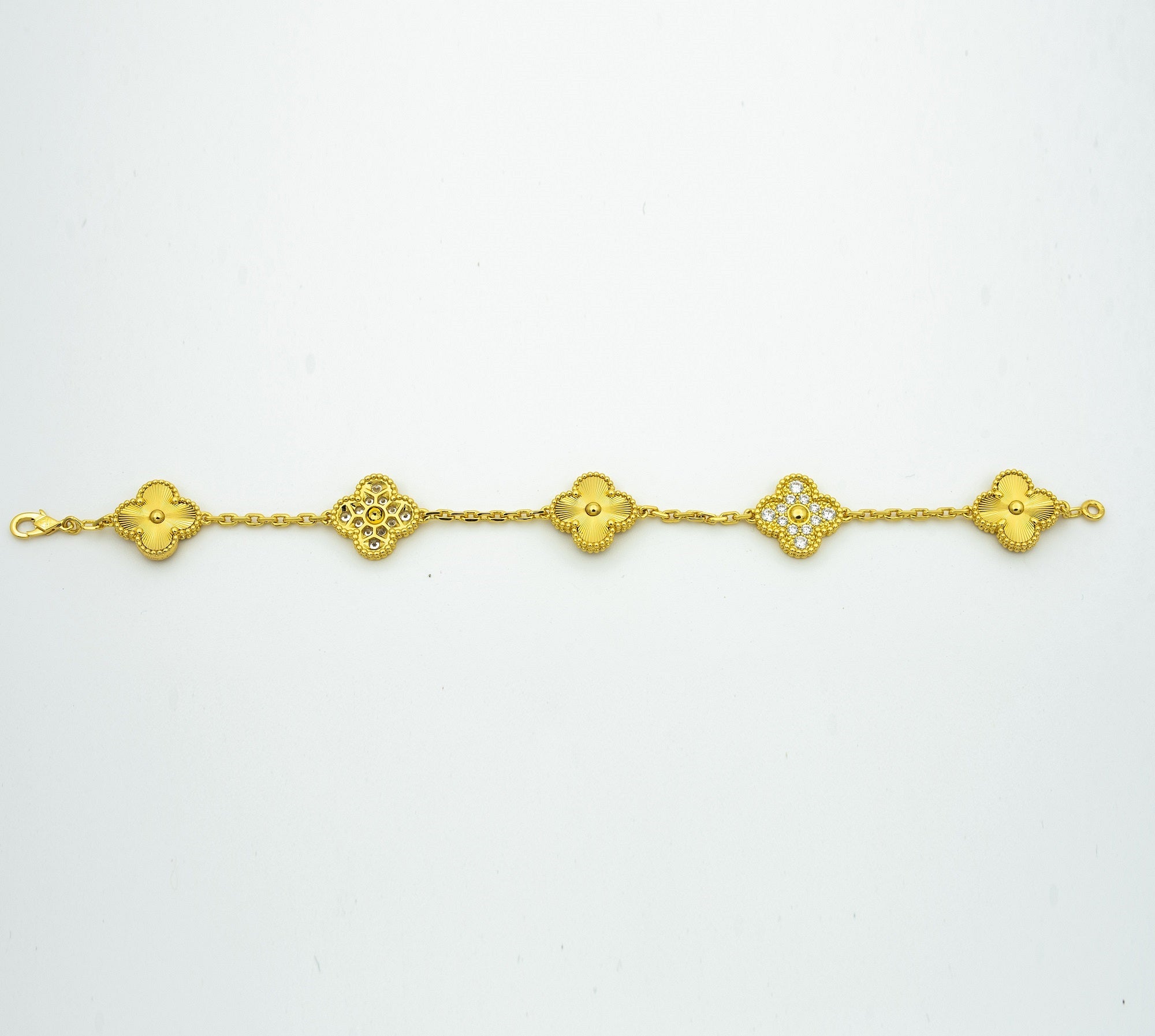 [⭐Shinejoy] CLOVER 5 MOTIF LASER BRACELET COLLECTION