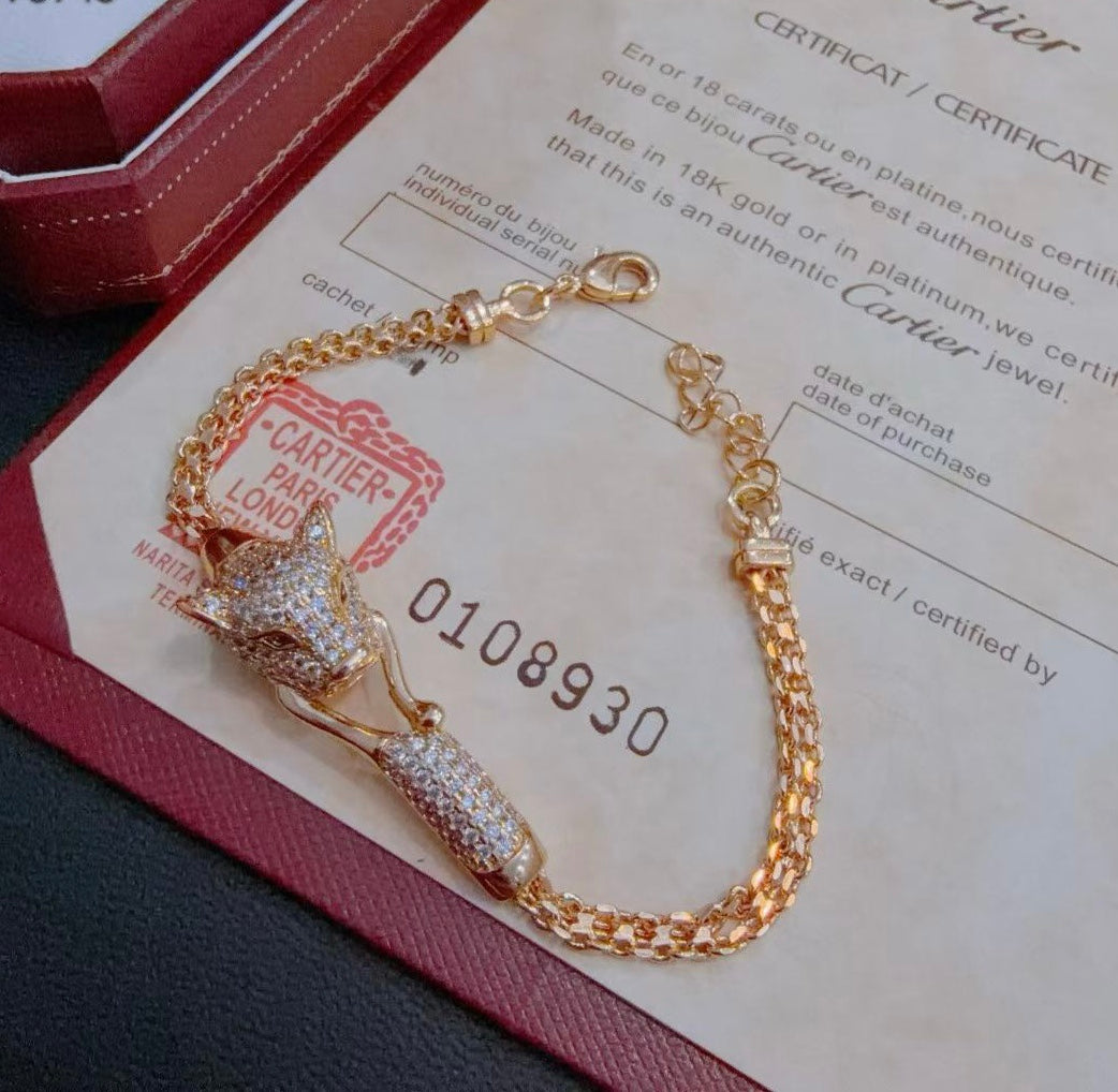 [Marin Jewelry] PANTHERE  BRACELET DIAMONDS