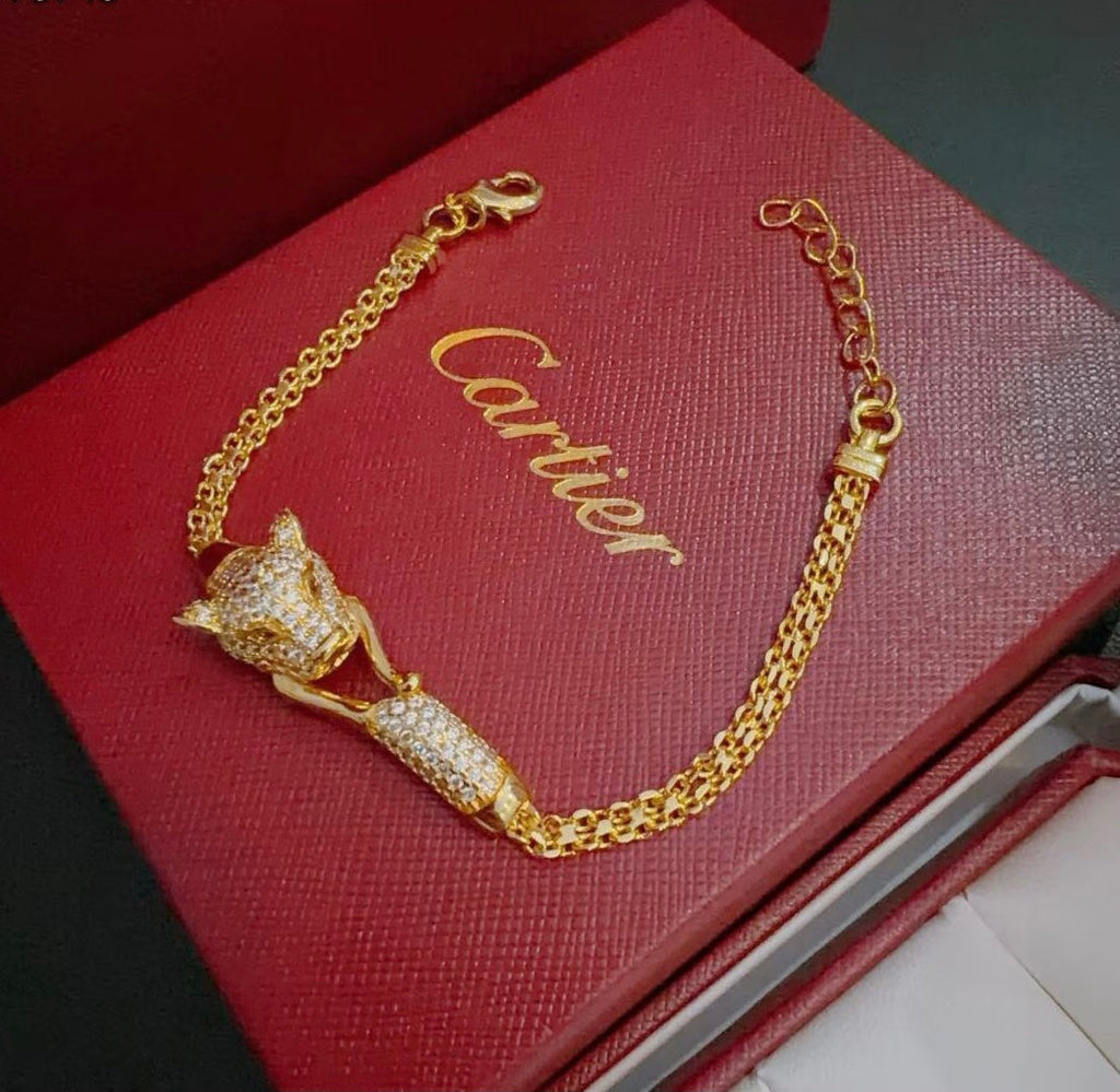 [Marin Jewelry] PANTHÈRE BRACELET DIAMANTS