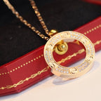 [Marin]LOVE NECKLACE ADJUSTABLE ROSE GOLD