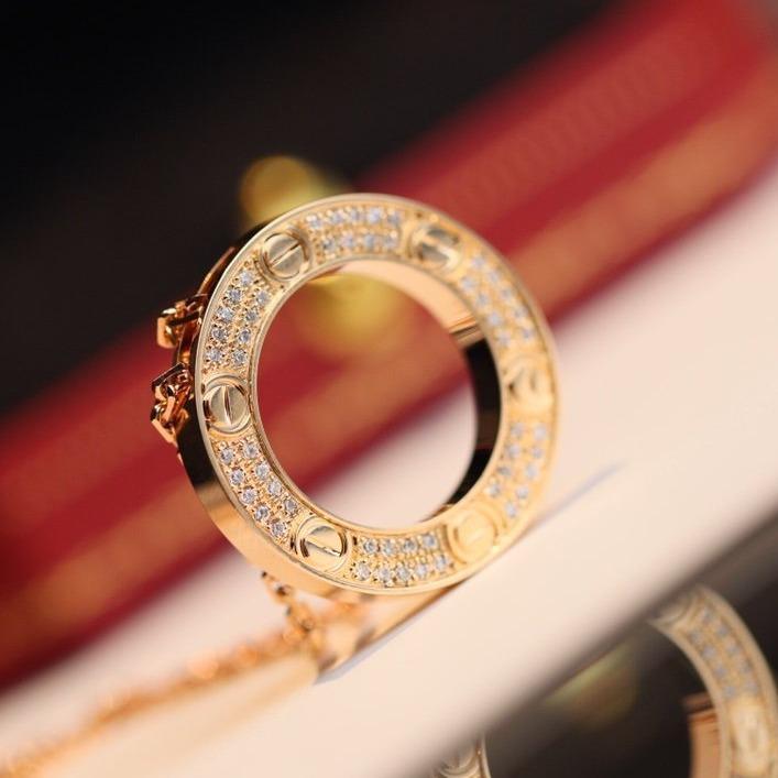 [Marin]LOVE NECKLACE ADJUSTABLE ROSE GOLD