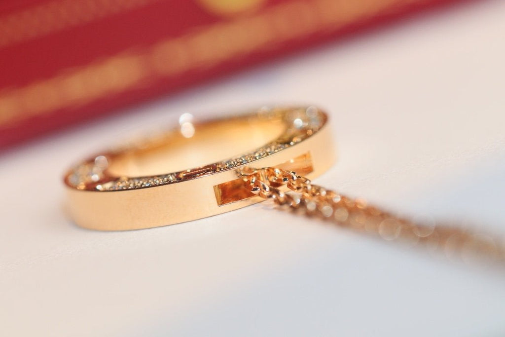 [Marin]LOVE NECKLACE ADJUSTABLE ROSE GOLD