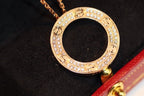 [Marin]LOVE NECKLACE ADJUSTABLE ROSE GOLD