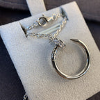 [Marin]JUSTE UN COLLIER ARGENT DIAMANTS