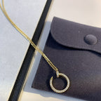 [Marin]JUSTE NECKLACE GOLD DIAMONDS