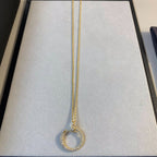 [Marin]JUSTE NECKLACE GOLD DIAMONDS