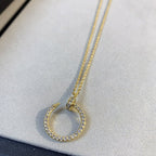 [Marin]JUSTE NECKLACE GOLD DIAMONDS