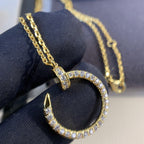 [Marin]JUSTE NECKLACE GOLD DIAMONDS