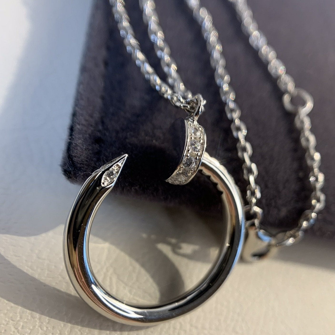 [Marin]JUSTE NECKLACE SILVER