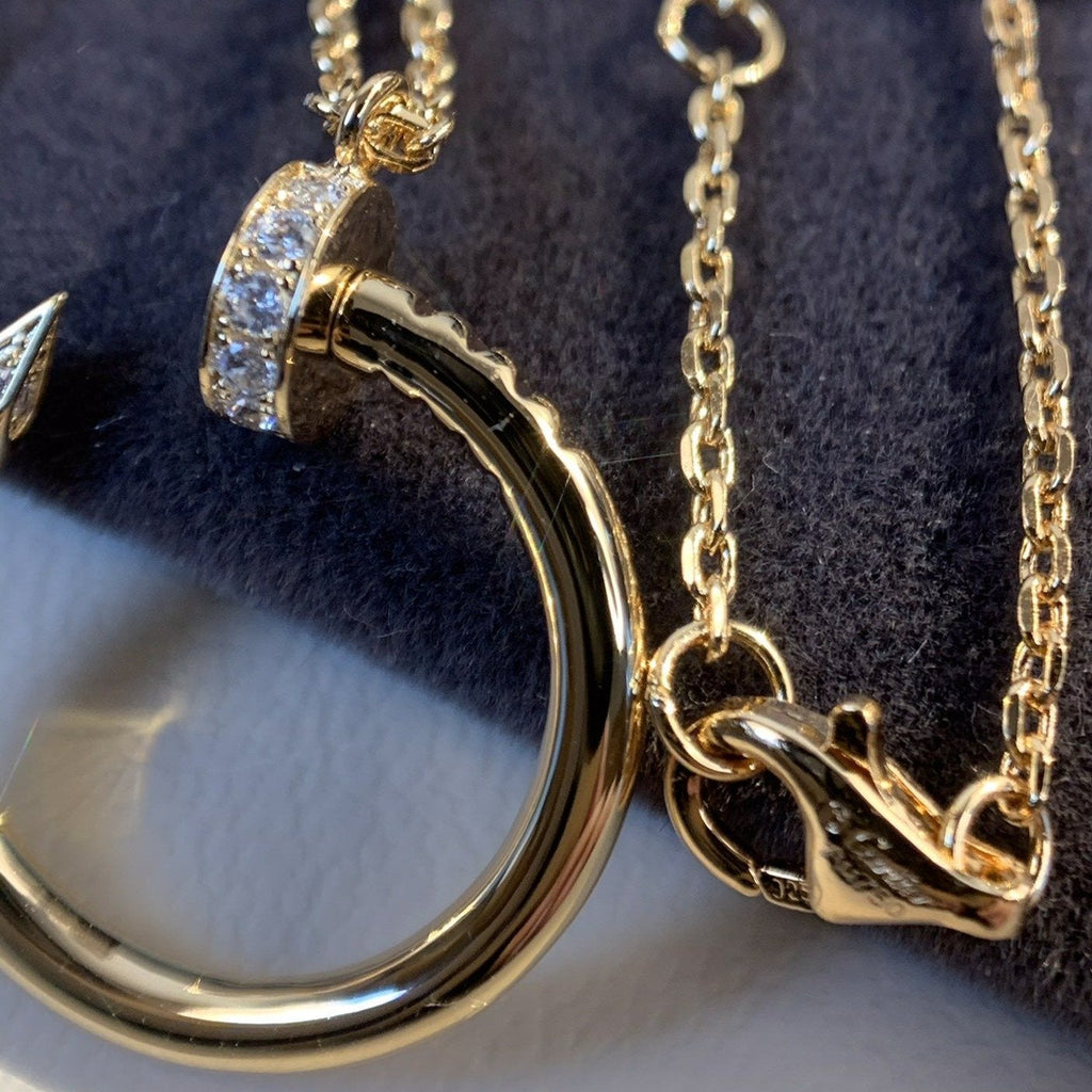 [Marin]JUSTE NECKLACE PINK GOLD