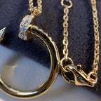 [Marin]JUSTE NECKLACE PINK GOLD