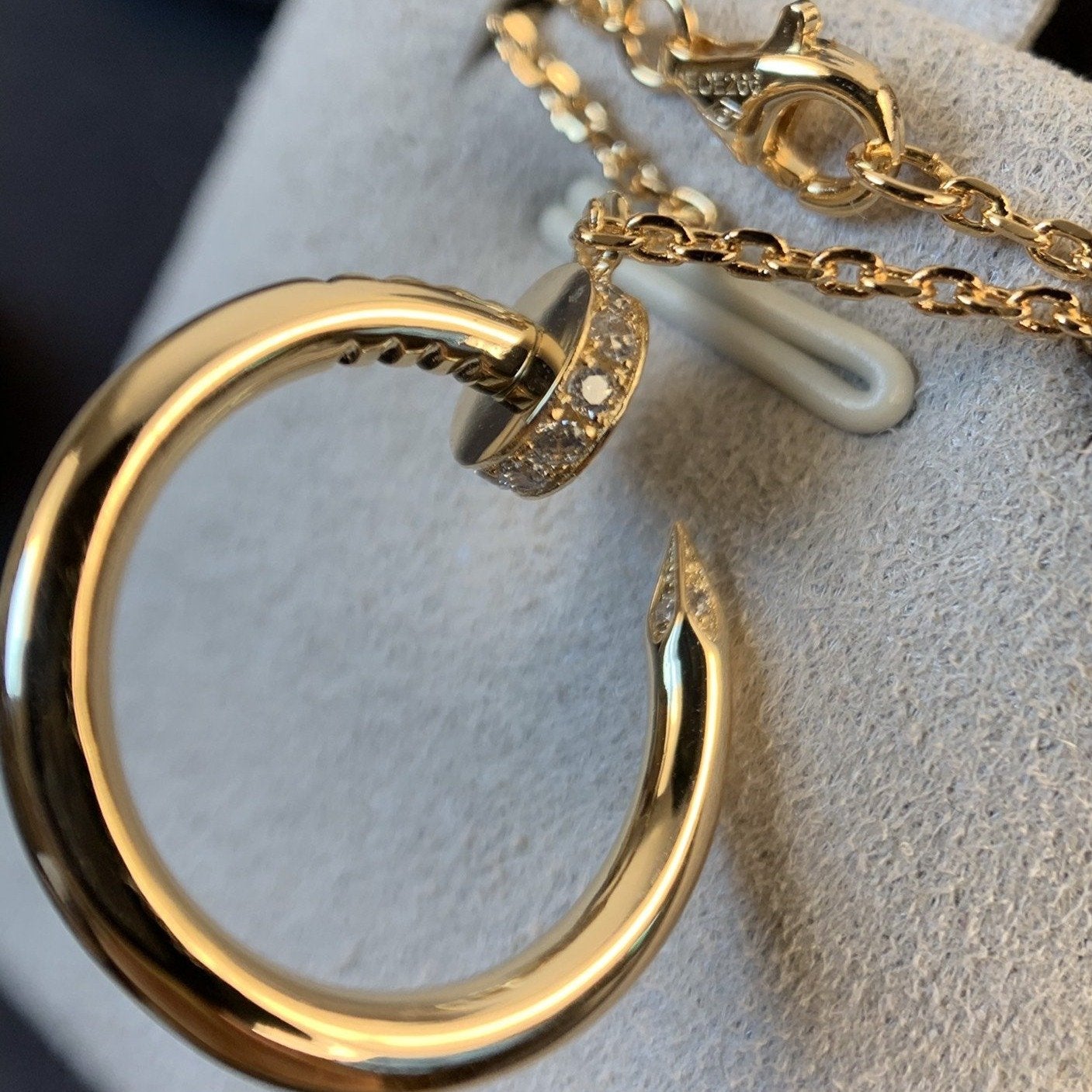 [Marin]JUSTE NECKLACE PINK GOLD