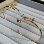[Marin]JUSTE EARRINGS GOLD DIAMONDS 1.8MM