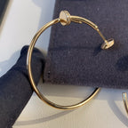 [Marin]JUSTE EARRINGS GOLD DIAMONDS 1.8MM