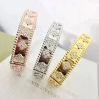 [Marin]CLOVER BRACELET 8MM DIAMONDS