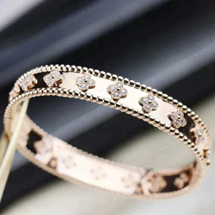 [Marin]CLOVER BRACELET 8MM DIAMONDS