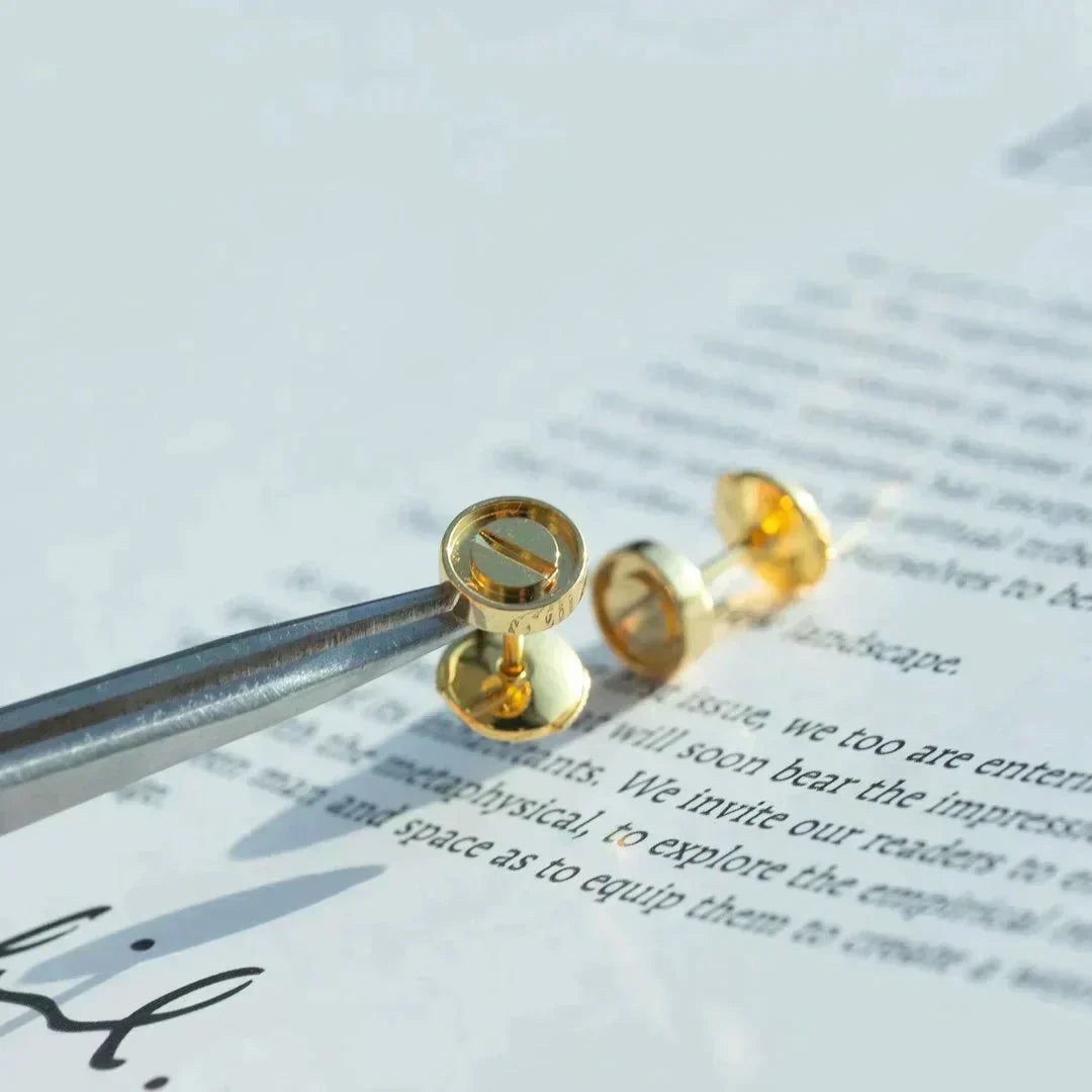 [Marin]LOVE EARRINGS GOLD 10MM