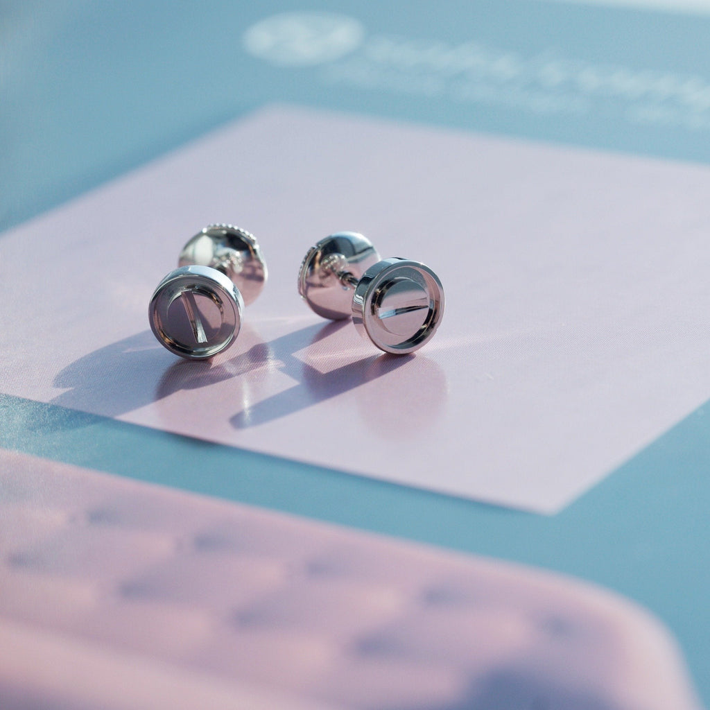 [Marin]LOVE EARRINGS SILVER 10MM