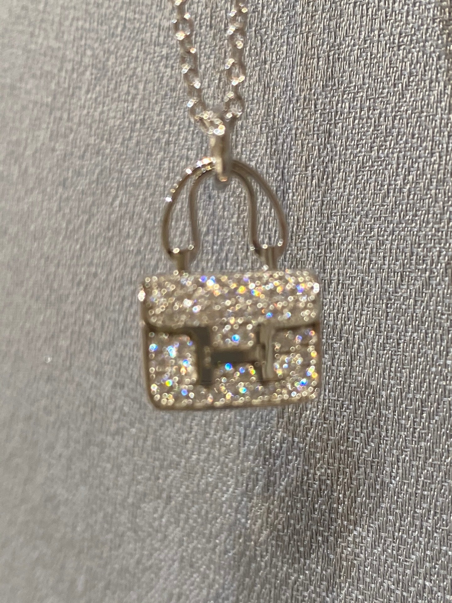 [Marin]CONSTANCE PEDANT DIAMOND NECKLACE