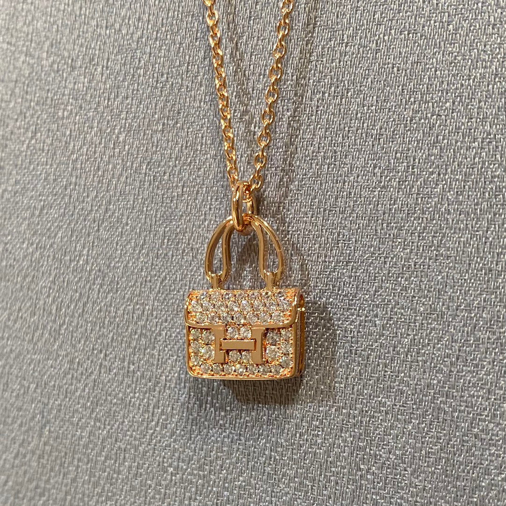 [Marin]CONSTANCE PENDANT DIAMOND NECKLACE