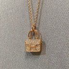 [Marin]CONSTANCE PENDANT DIAMOND NECKLACE