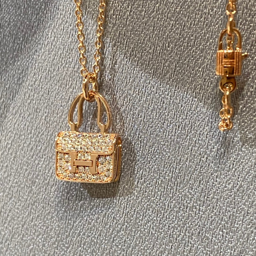 [Marin]CONSTANCE PENDANT DIAMOND NECKLACE