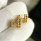 [Marin]CLOVER MINI 9.5MM MALACHITE  EARRINGS