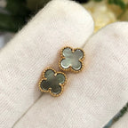 [Marin]BOUCLES D'OREILLES CLOVER MINI OR
