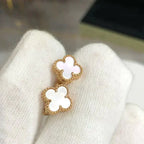 [Marin]CLOVER MINI 9.5MM WHITE MOP EARRINGS
