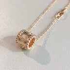 [Marin]COLLIER PENDENTIF PERLÉE OR / OR ROSE