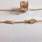 [Marin]COLLIER PENDENTIF PERLÉE OR / OR ROSE