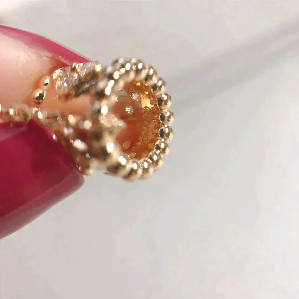 [Marin]COLLIER PENDENTIF PERLÉE OR / OR ROSE