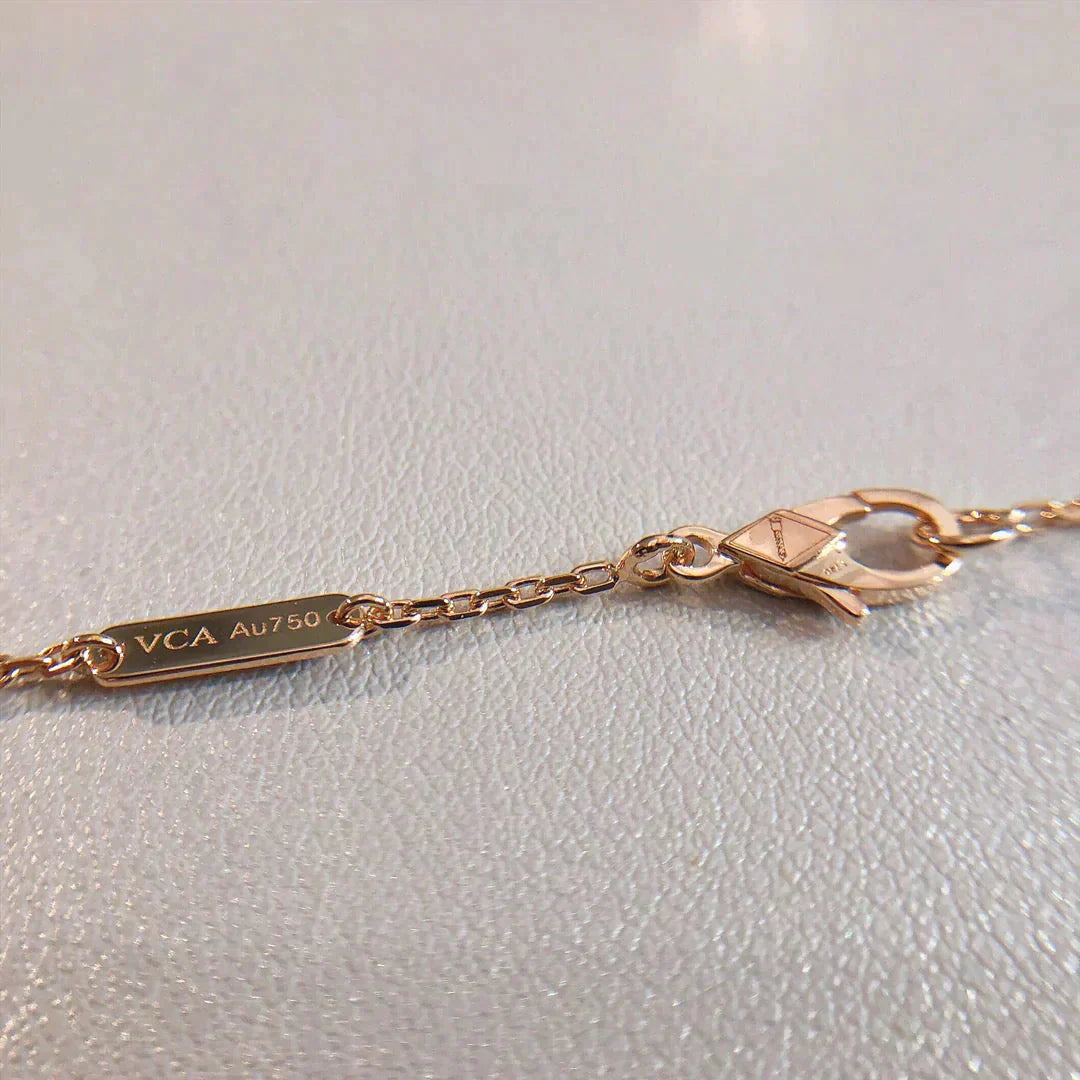 [Marin]COLLIER PENDENTIF PERLÉE OR / OR ROSE