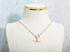 [Marin]ECHAPPEE NECKLACE PINK GOLD