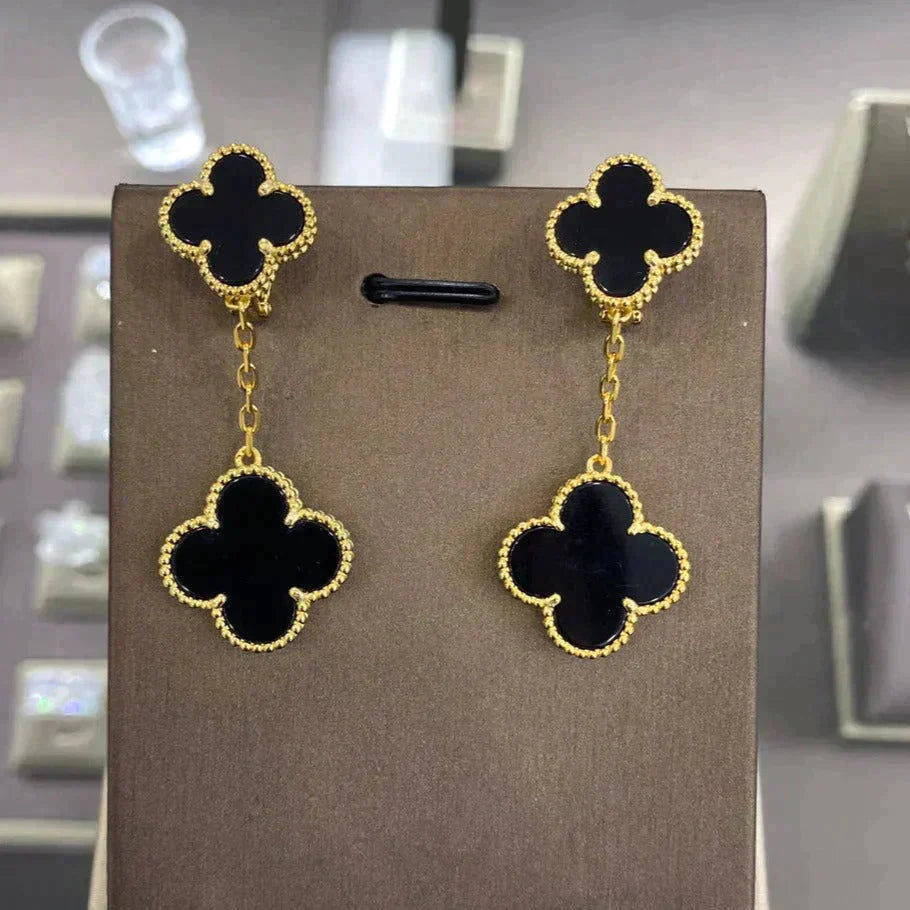 [Marin]CLOVER 2 MOTIFS  EARRINGS (MULTIPLE CHOICESC
