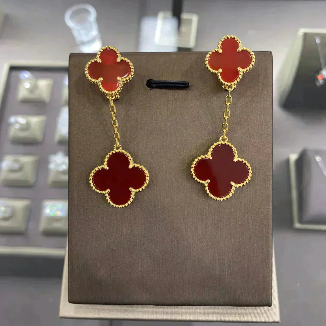 [Marin]CLOVER 2 MOTIFS  EARRINGS (MULTIPLE CHOICESC