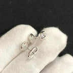 [Marin]CHAINE SMALL EARRINGS GOLD AND SILVER