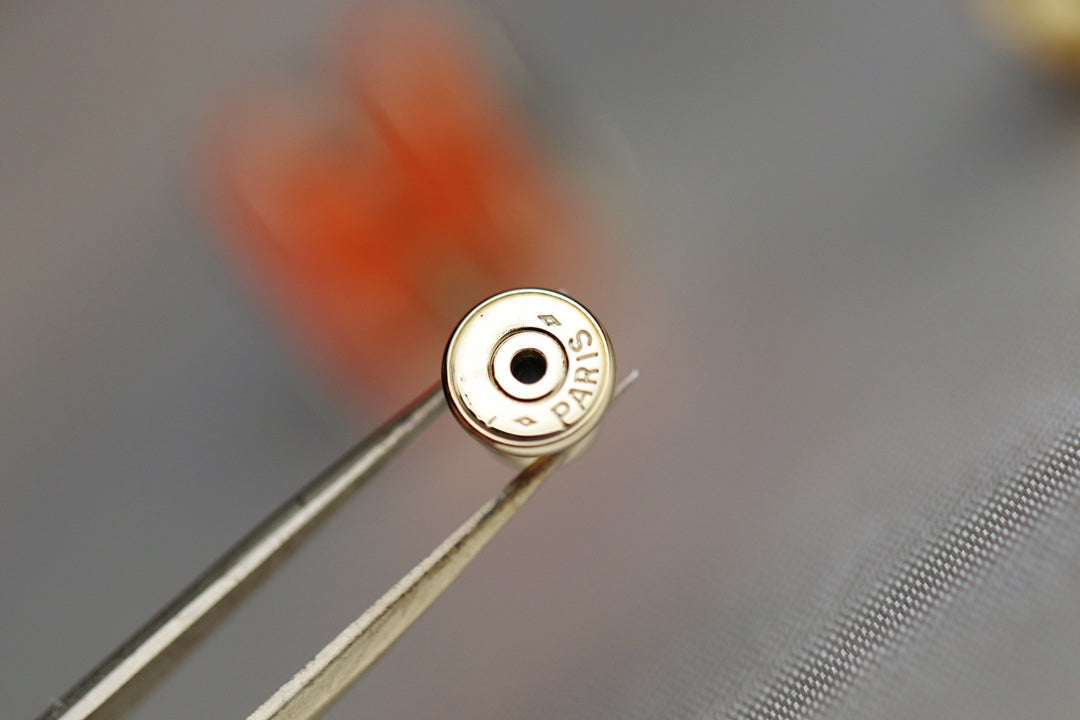 [Marin]MINI POP H EARRINGS ORANGE